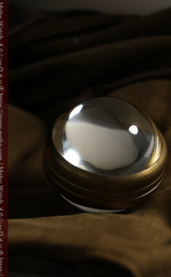 ゼニスの英国空軍の軍用懐中時計 MARK V 特殊球体ケース【1925年頃】360g-P2412-8