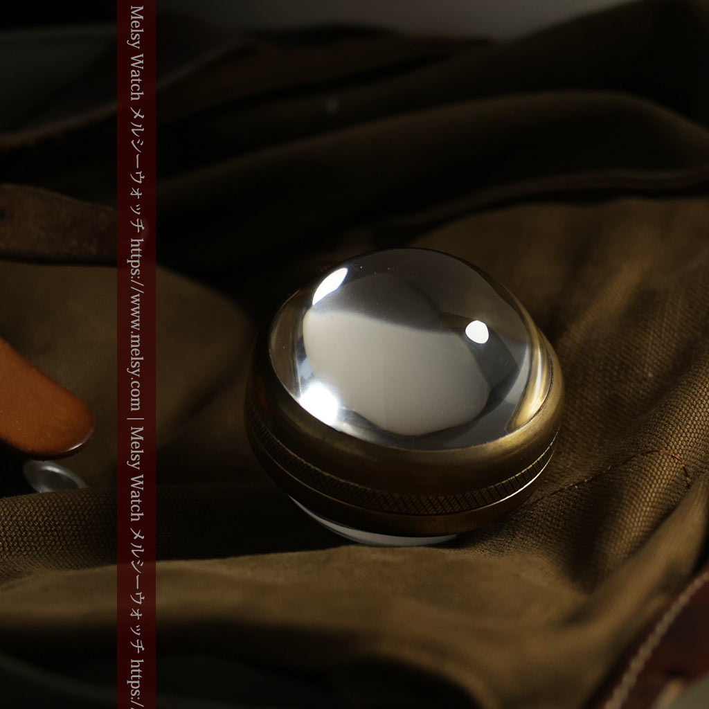 ゼニスの英国空軍の軍用懐中時計 MARK V 特殊球体ケース【1925年頃】360g-P2412-8