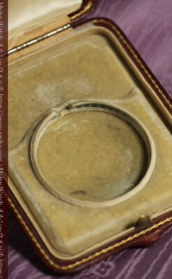 ロンジン 豪華で綺麗な装飾の18金無垢アンティーク懐中時計 【1927年製】箱付き-P2415-24