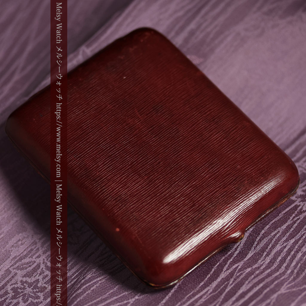 ロンジン 豪華で綺麗な装飾の18金無垢アンティーク懐中時計 【1927年製】箱付き-P2415-26