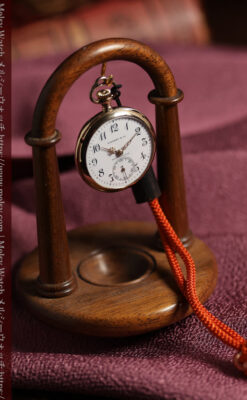 ティファニーの小さな14金無垢アンティーク懐中時計 【1902年製】ネックレス＆腕時計-P2416-7