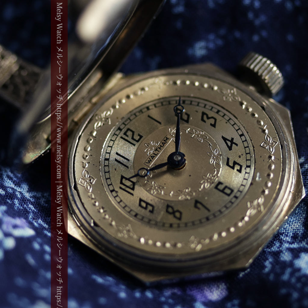黎明期のレディース腕時計 ウォルサムの100年物アンティーク腕時計 【1920年頃】-w1689-11