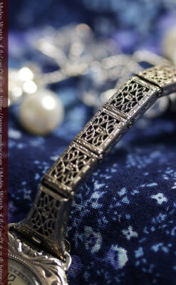 黎明期のレディース腕時計 ウォルサムの100年物アンティーク腕時計 【1920年頃】-w1689-12