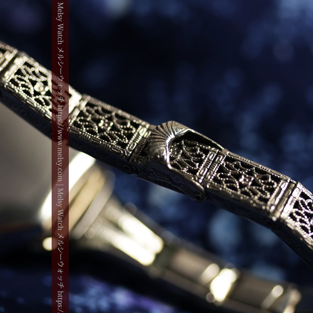 黎明期のレディース腕時計 ウォルサムの100年物アンティーク腕時計 【1920年頃】-w1689-17