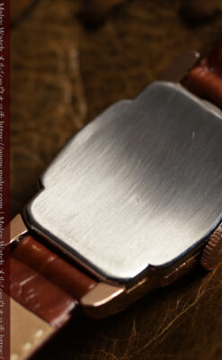 美しく映えるローズ色 グリュエンのアンティーク腕時計 【1940年頃】-W1690-14