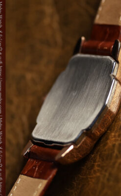 美しく映えるローズ色 グリュエンのアンティーク腕時計 【1940年頃】-W1690-15