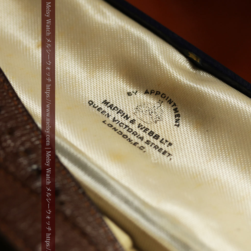 ロンジン 現代に伝わる物語のような金無垢アンティーク腕時計 【1917年製】ダブルネーム・箱付き-W1694-18