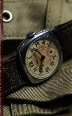 枯れ具合という本質を楽しむロンジンの銀無垢アンティーク腕時計 【1926年頃】-W1699-7