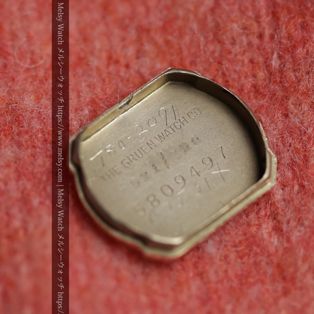 グリュエンのレディース金無垢腕時計 【1945年頃】レトロな可愛さ-W1703-12