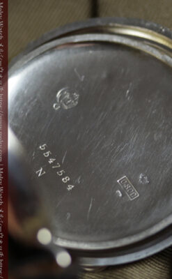オメガ 超大型の銀無垢アンティーク腕時計 【1933年頃】懐中時計ベース-W1708-21
