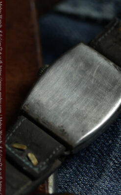 ロレックス・チューダー 非常に深みのある樽型の銀無垢アンティーク腕時計 【1940年頃】-W1711-19