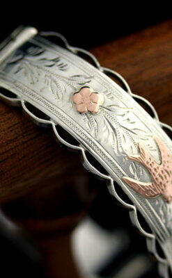 銀無垢バングル・ブレスレット-A0170-10