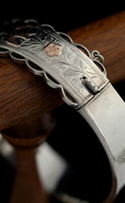 銀無垢バングル・ブレスレット-A0170-12