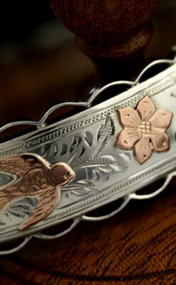 銀無垢バングル・ブレスレット-A0170-3