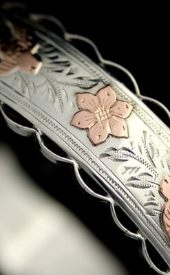 銀無垢バングル・ブレスレット-A0170-4