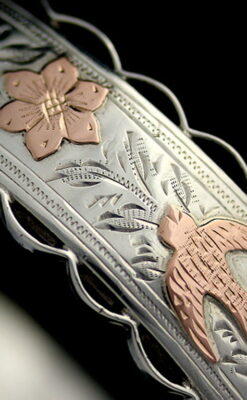 銀無垢バングル・ブレスレット-A0170-5