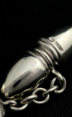 銀無垢カフスボタン-A0175-6