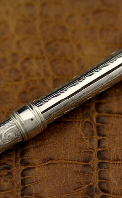 銀の鉛筆ホルダー-A0177-14