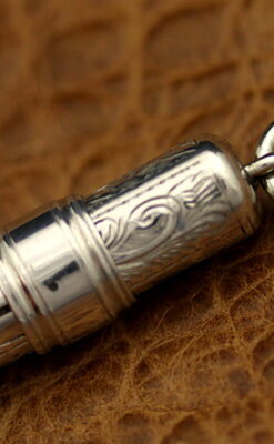 銀の鉛筆ホルダー-A0177-15