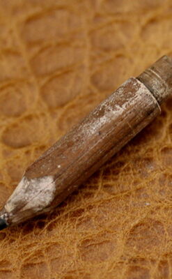 銀の鉛筆ホルダー-A0177-17