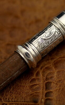 銀の鉛筆ホルダー-A0177-9