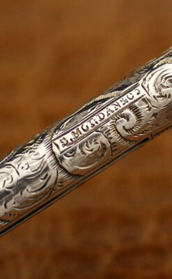 銀の鉛筆ホルダー-A0181-12