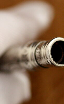 銀の鉛筆ホルダー-A0181-16