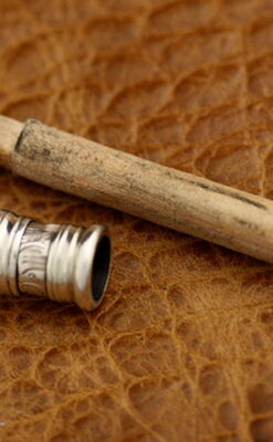 銀の鉛筆ホルダー-A0181-17