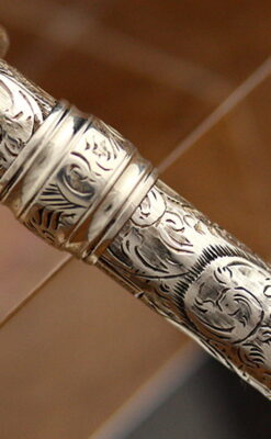 銀の鉛筆ホルダー-A0181-6