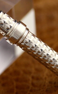 銀の鉛筆ホルダー-A0182-3