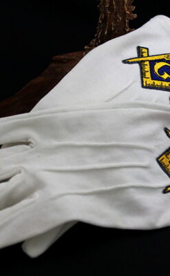 フリーメイソン金無垢カフスボタン-A0187-8