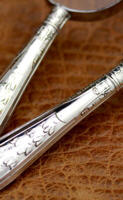 虫眼鏡とレターオープナー-A0190-11