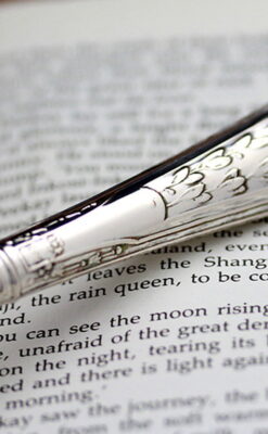 虫眼鏡とレターオープナー-A0190-4