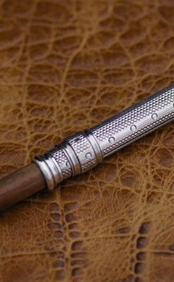 銀の鉛筆ホルダー-A0195-11