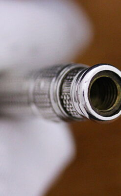 銀の鉛筆ホルダー-A0195-16