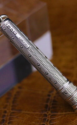 銀の鉛筆ホルダー-A0195-5