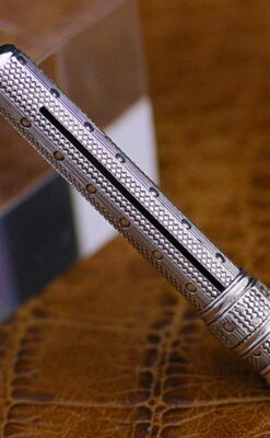 銀の鉛筆ホルダー-A0195-6