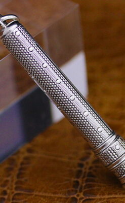 銀の鉛筆ホルダー-A0195-7