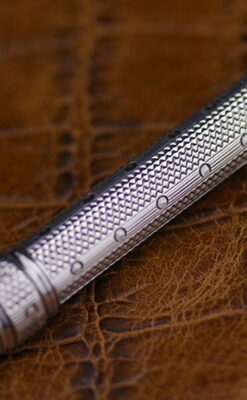 銀の鉛筆ホルダー-A0195-9