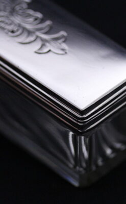 銀とガラスの小物入れ-A0198-10