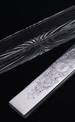 銀とガラスの小物入れ-A0198-11