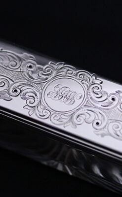 銀とガラスの小物入れ-A0198-5