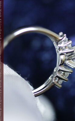 4石のダイヤモンドと18金の指輪-A0200-9