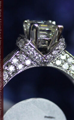 49石のダイヤモンドと18金の指輪-A0201-8