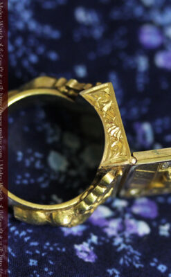 騎士の封蝋印とダイヤモンド・14金の指輪-A0202-12