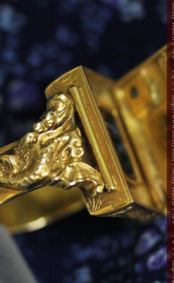 騎士の封蝋印とダイヤモンド・14金の指輪-A0202-6