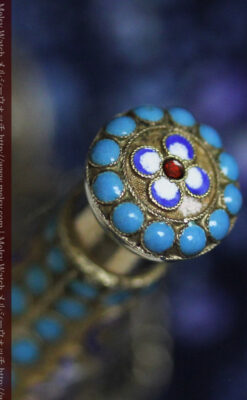 七宝焼きの香水ボトル-A0204-10