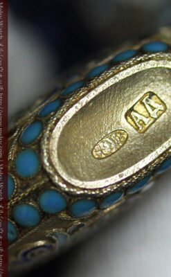 七宝焼きの香水ボトル-A0204-12