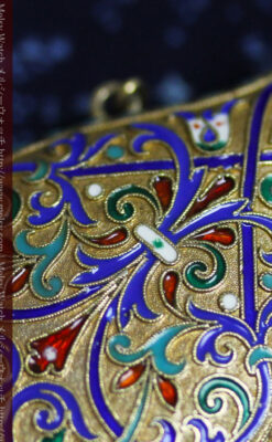 七宝焼きの香水ボトル-A0204-3