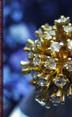 27石のダイヤモンドが輝くオーストリアの金無垢指輪-A0212-6